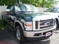 2010 Forest Green Metallic Ford F350 Super Duty King Ranch Crew Cab 4x4  photo #2