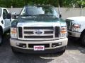 2010 Forest Green Metallic Ford F350 Super Duty King Ranch Crew Cab 4x4  photo #3