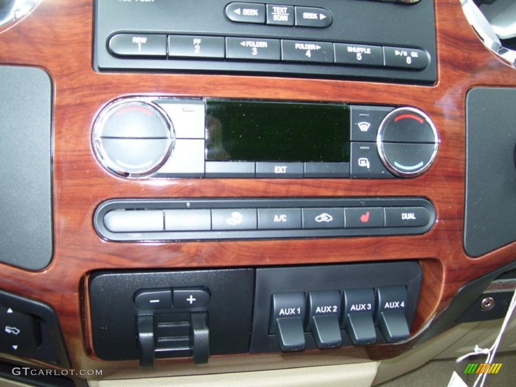 2010 F350 Super Duty King Ranch Crew Cab 4x4 - Forest Green Metallic / Chaparral Leather photo #22