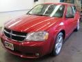 2008 Inferno Red Crystal Pearl Dodge Avenger SXT  photo #1