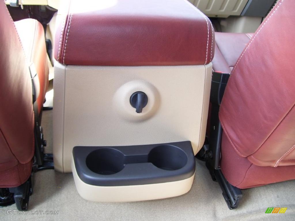 2010 F350 Super Duty King Ranch Crew Cab 4x4 - Forest Green Metallic / Chaparral Leather photo #27