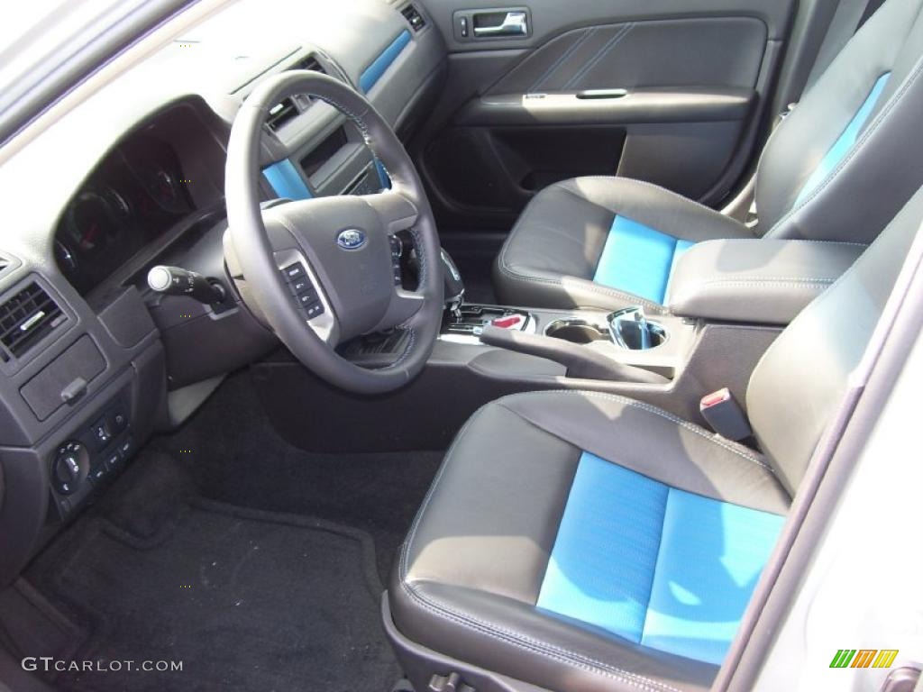 2010 Fusion Sport - Brilliant Silver Metallic / Charcoal Black/Sport Blue photo #10