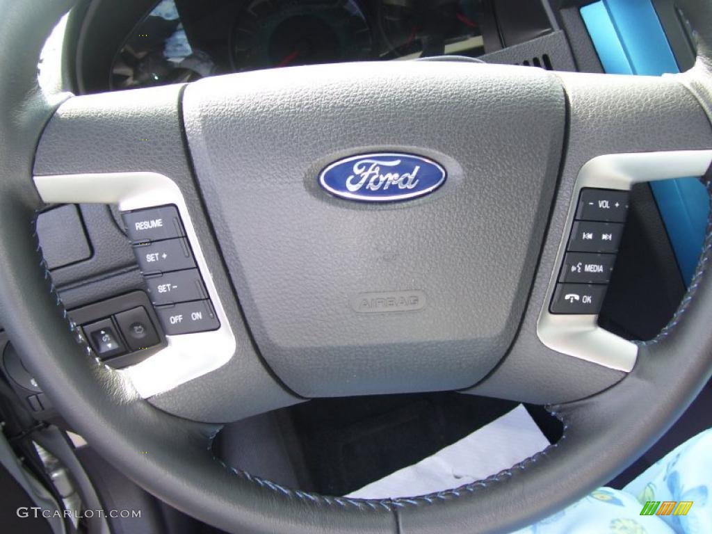 2010 Fusion Sport - Brilliant Silver Metallic / Charcoal Black/Sport Blue photo #15