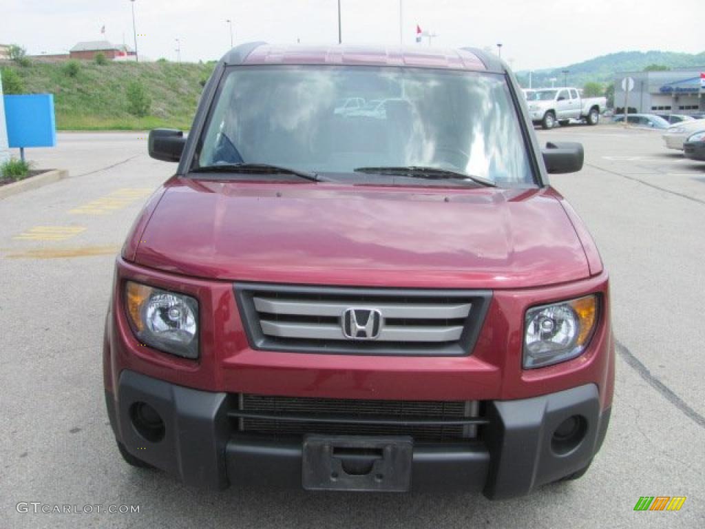 2008 Element EX AWD - Tango Red Pearl / Gray/Black photo #9