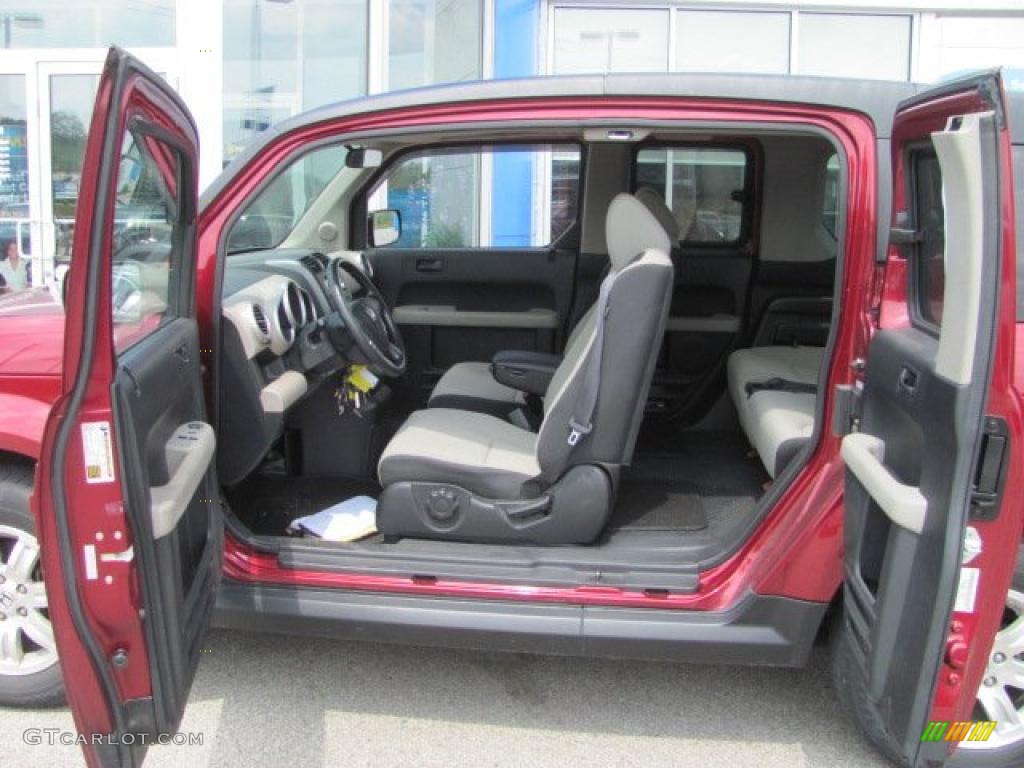 2008 Element EX AWD - Tango Red Pearl / Gray/Black photo #11