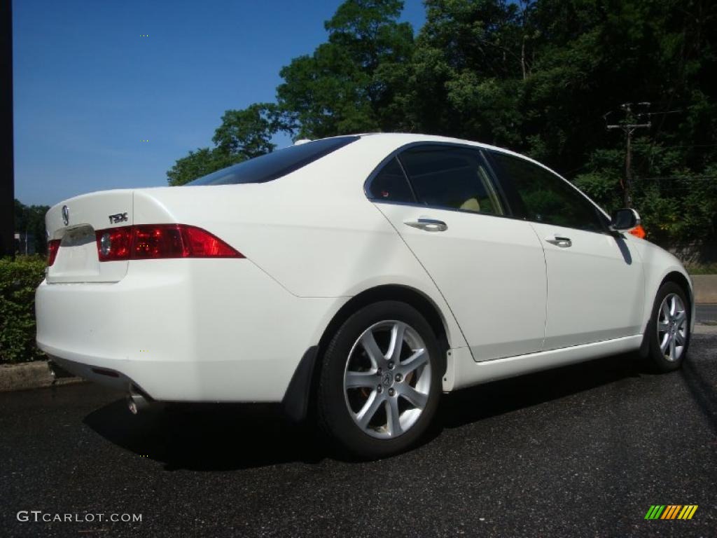 2005 TSX Sedan - Premium White Pearl / Parchment photo #4