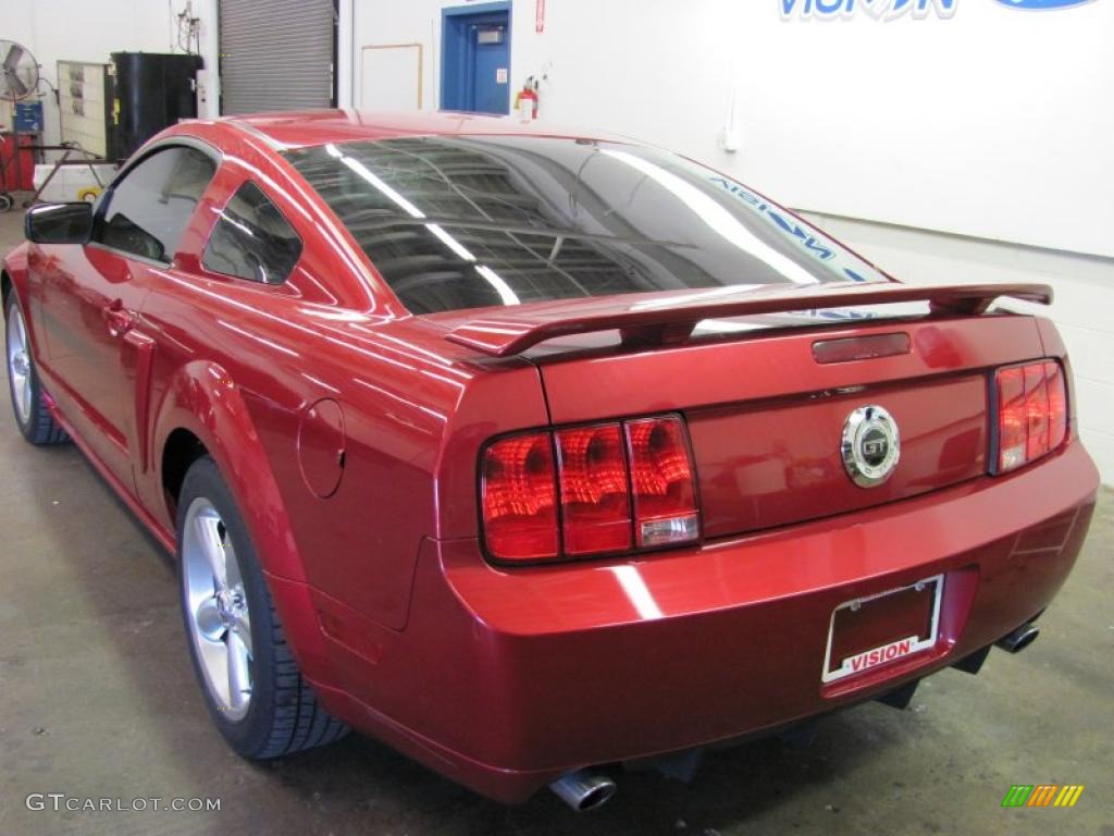 2007 Mustang GT/CS California Special Coupe - Redfire Metallic / Black/Dove Accent photo #13