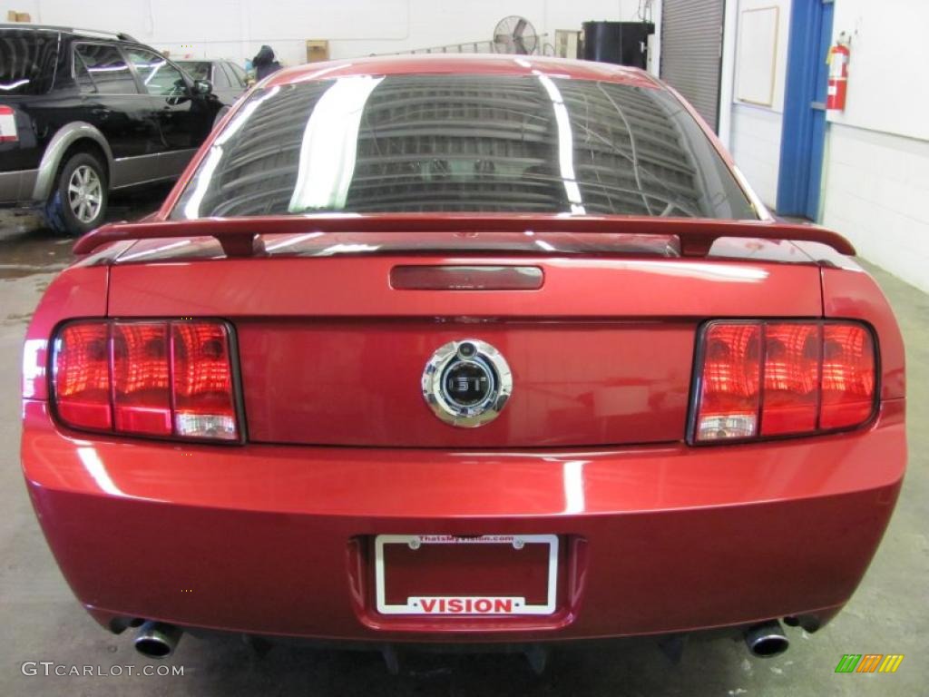2007 Mustang GT/CS California Special Coupe - Redfire Metallic / Black/Dove Accent photo #14