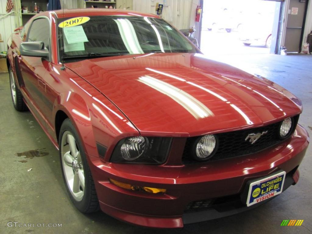 2007 Mustang GT/CS California Special Coupe - Redfire Metallic / Black/Dove Accent photo #15