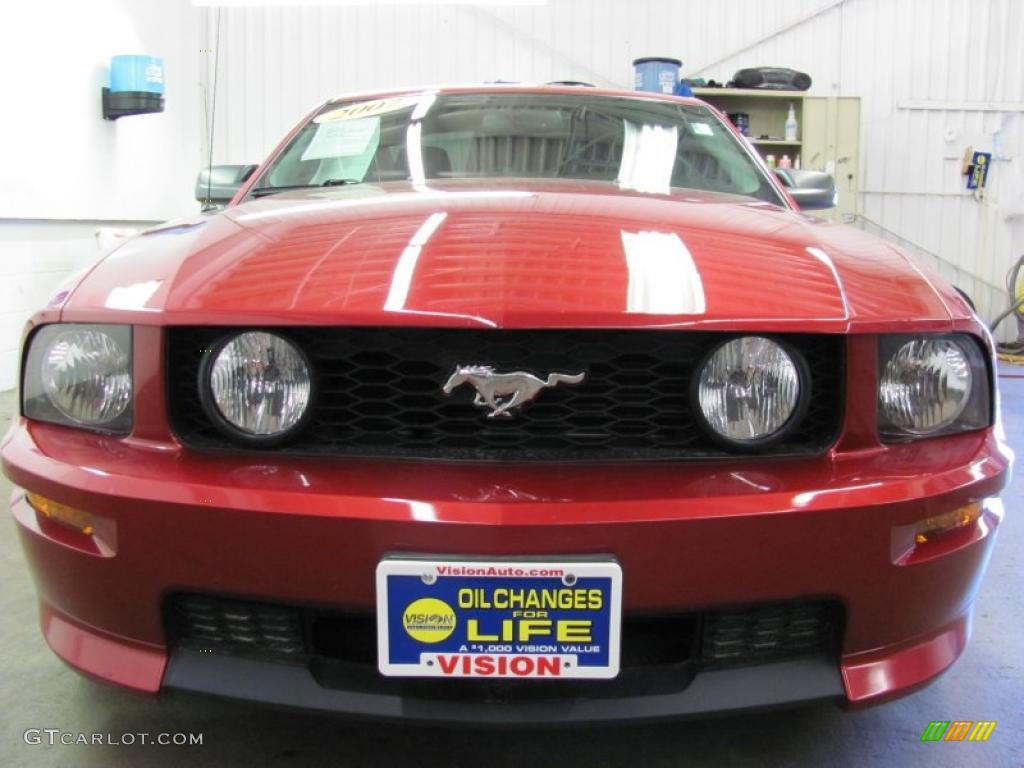 2007 Mustang GT/CS California Special Coupe - Redfire Metallic / Black/Dove Accent photo #16