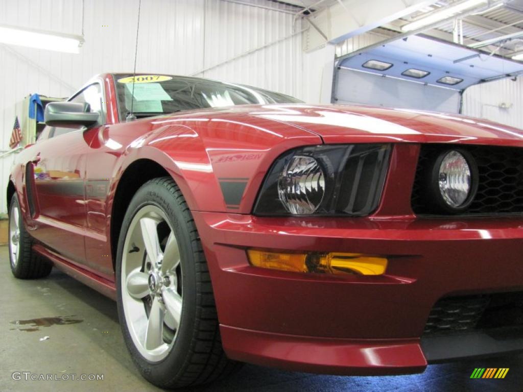 2007 Mustang GT/CS California Special Coupe - Redfire Metallic / Black/Dove Accent photo #18