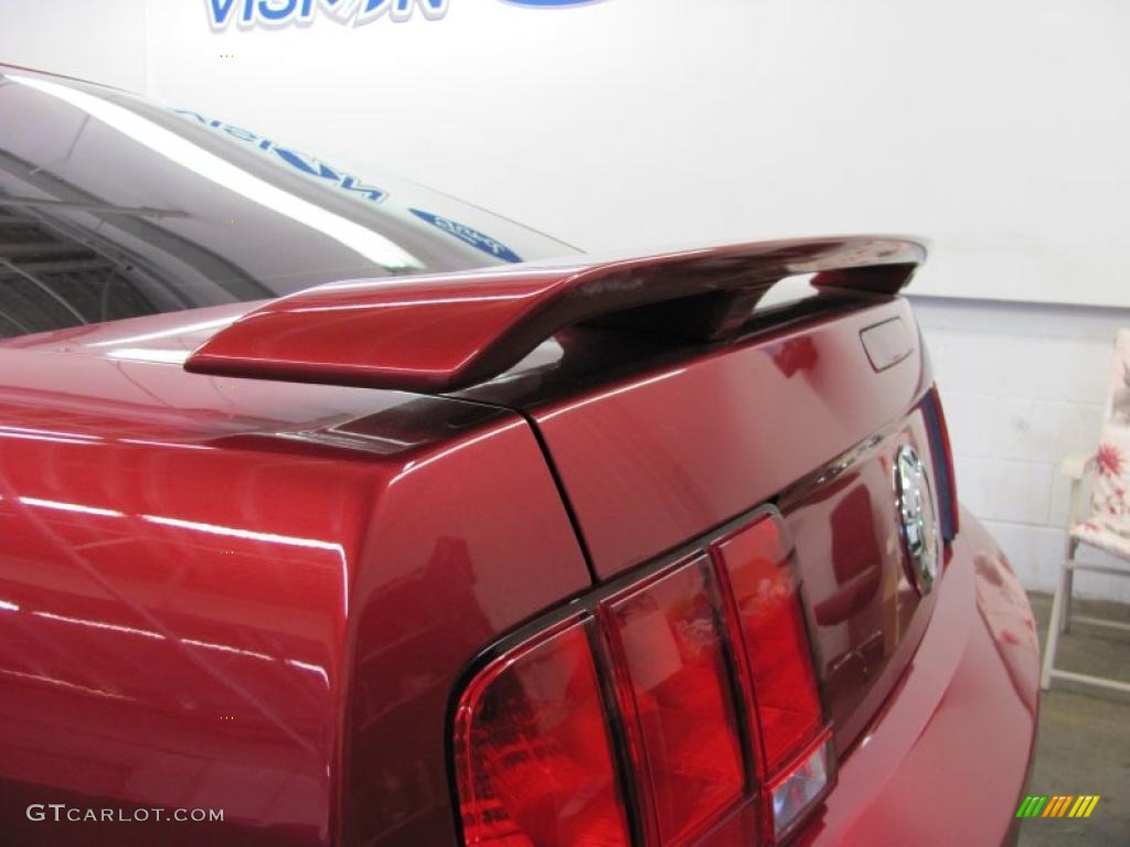 2007 Mustang GT/CS California Special Coupe - Redfire Metallic / Black/Dove Accent photo #22
