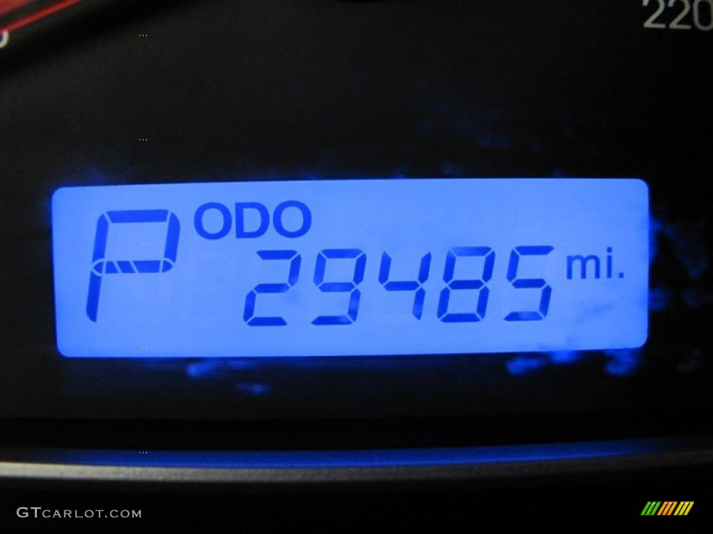 2009 Elantra GLS Sedan - Black Pearl / Beige photo #3