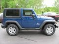 2009 Deep Water Blue Pearl Coat Jeep Wrangler X 4x4  photo #14