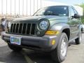 2007 Jeep Green Metallic Jeep Liberty Sport 4x4  photo #12