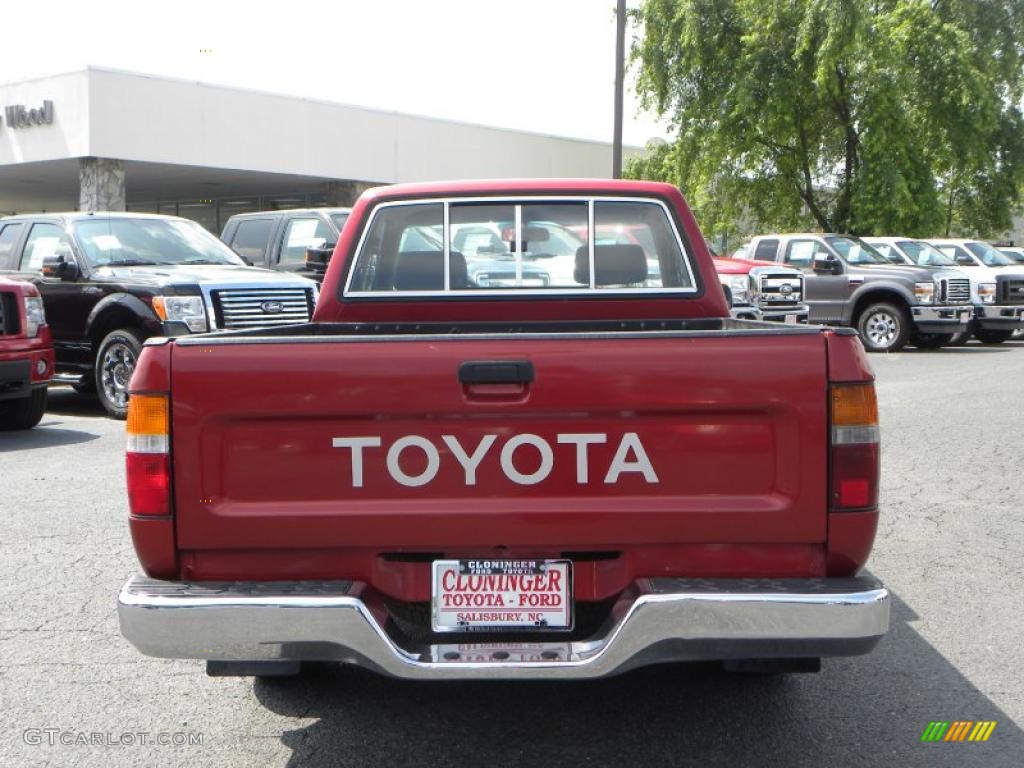 1993 Pickup Deluxe Extended Cab - Garnet Red Pearl / Gray photo #4