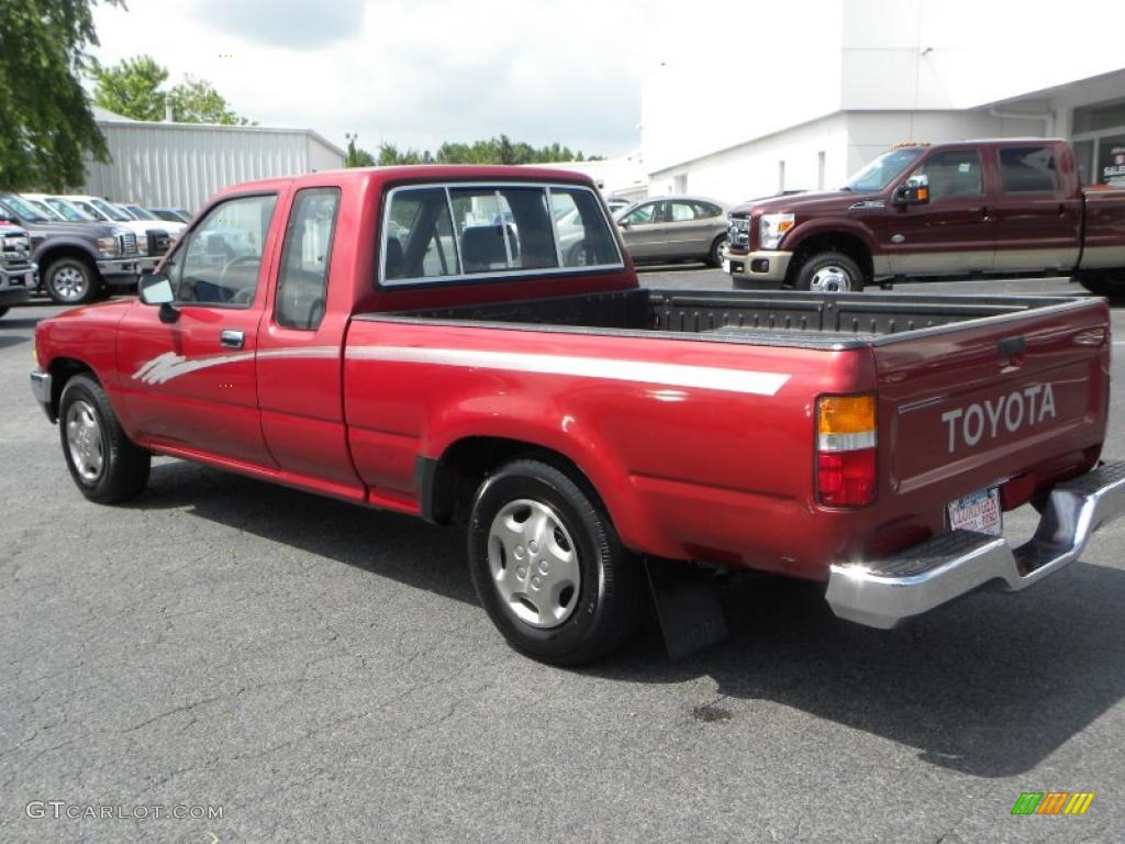 1993 Pickup Deluxe Extended Cab - Garnet Red Pearl / Gray photo #21
