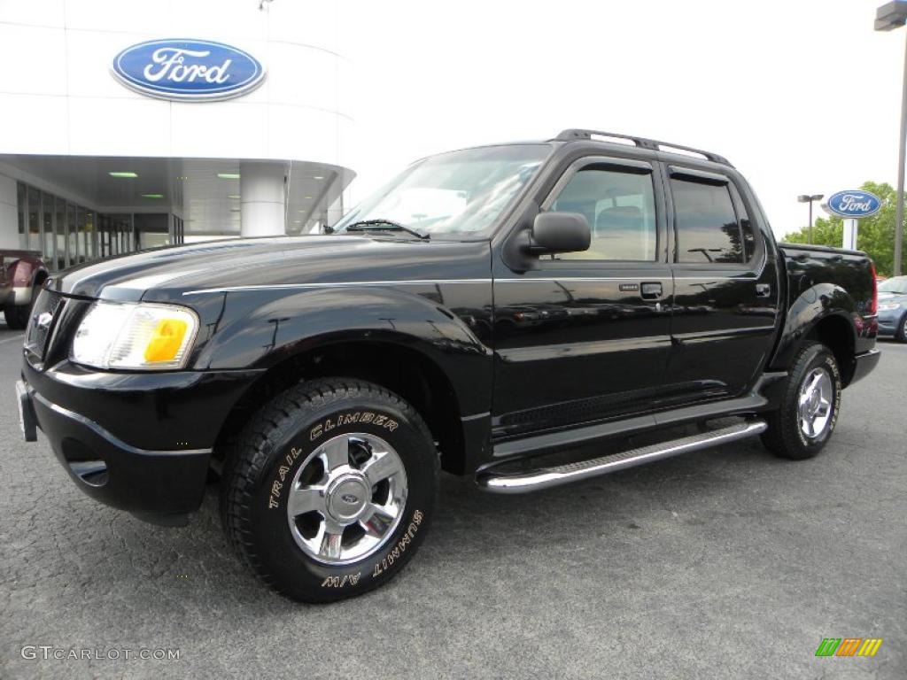 2005 Explorer Sport Trac Adrenalin - Black Clearcoat / Medium Dark Flint photo #6