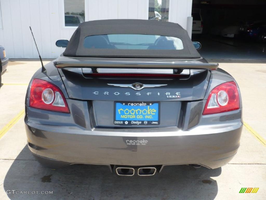 ... Graphite Metallic Chrysler Crossfire SRT-6 Roadster #30816316 Photo #4