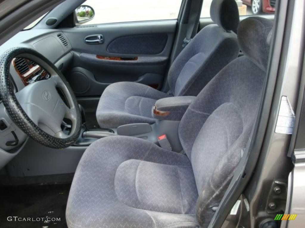 2001 Sonata GLS V6 - Gray Metallic / Gray photo #8