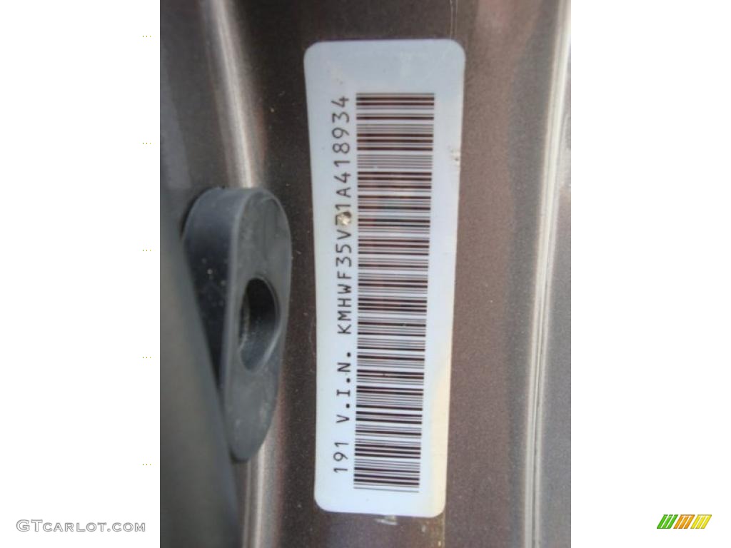 2001 Sonata GLS V6 - Gray Metallic / Gray photo #14