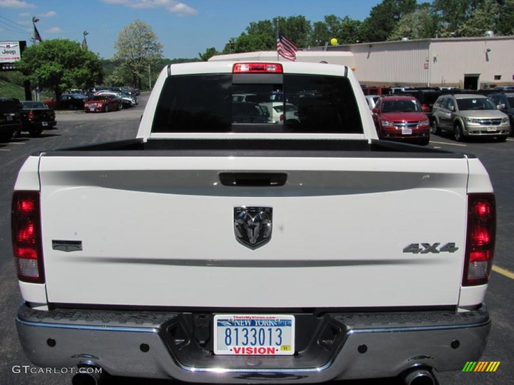 2009 Ram 1500 Laramie Quad Cab 4x4 - Stone White / Dark Slate/Medium Graystone photo #13