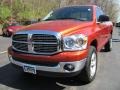 2007 Sunburst Orange Pearl Dodge Ram 1500 Big Horn Edition Quad Cab 4x4  photo #1