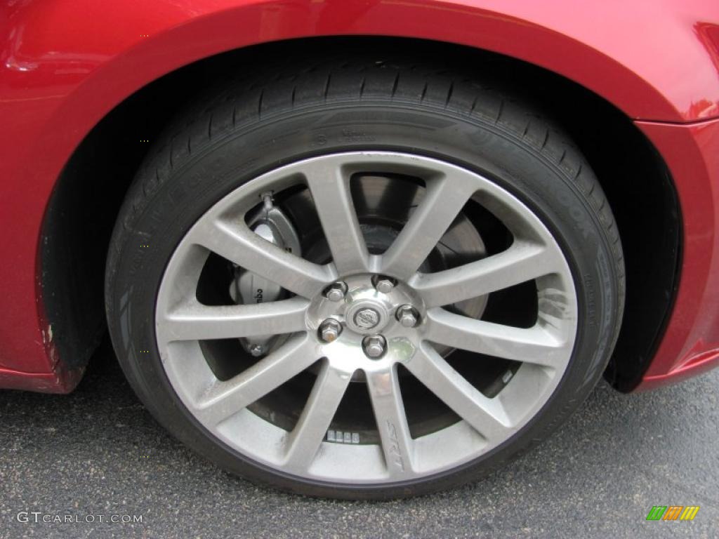 2007 300 C SRT8 - Inferno Red Crystal Pearlcoat / Dark Slate Gray/Light Graystone photo #16