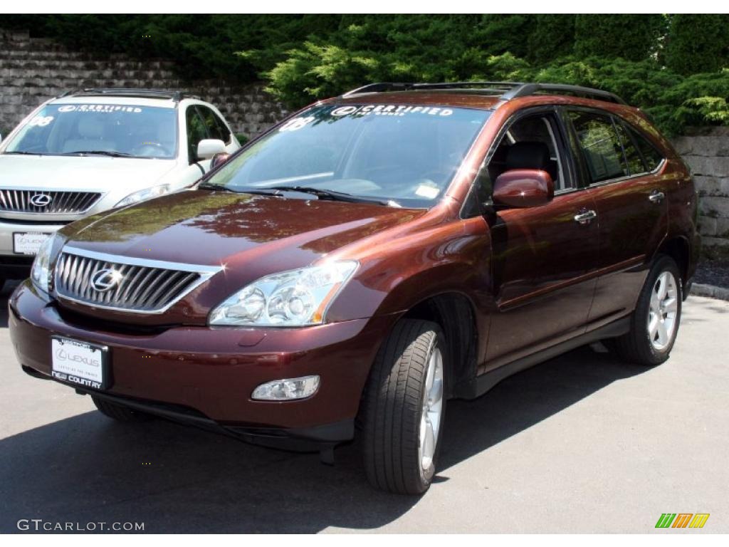 2008 RX 350 AWD - Brandywine Mica / Black photo #1