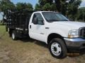 2004 Oxford White Ford F450 Super Duty XL Regular Cab 4x4 Chassis Stake Truck  photo #3
