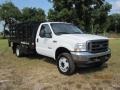 2004 Oxford White Ford F450 Super Duty XL Regular Cab 4x4 Chassis Stake Truck  photo #5