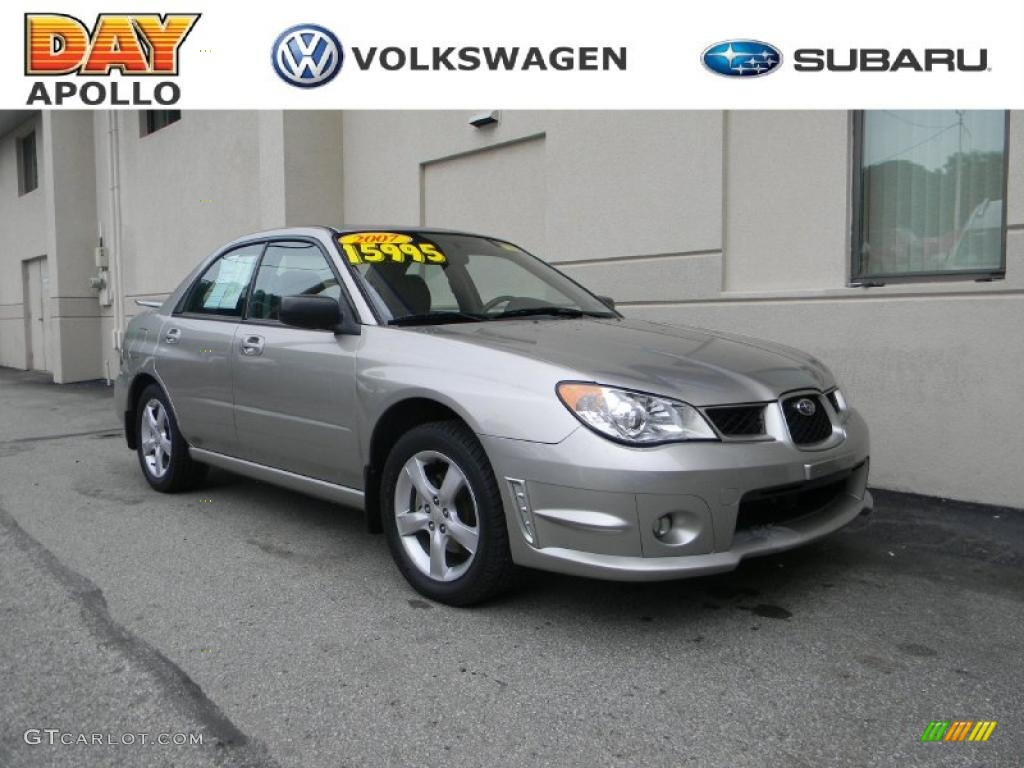 2007 Impreza 2.5i Sedan - Crystal Gray Metallic / Anthracite Black photo #1