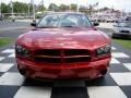 2009 Inferno Red Crystal Pearl Dodge Charger SE  photo #4