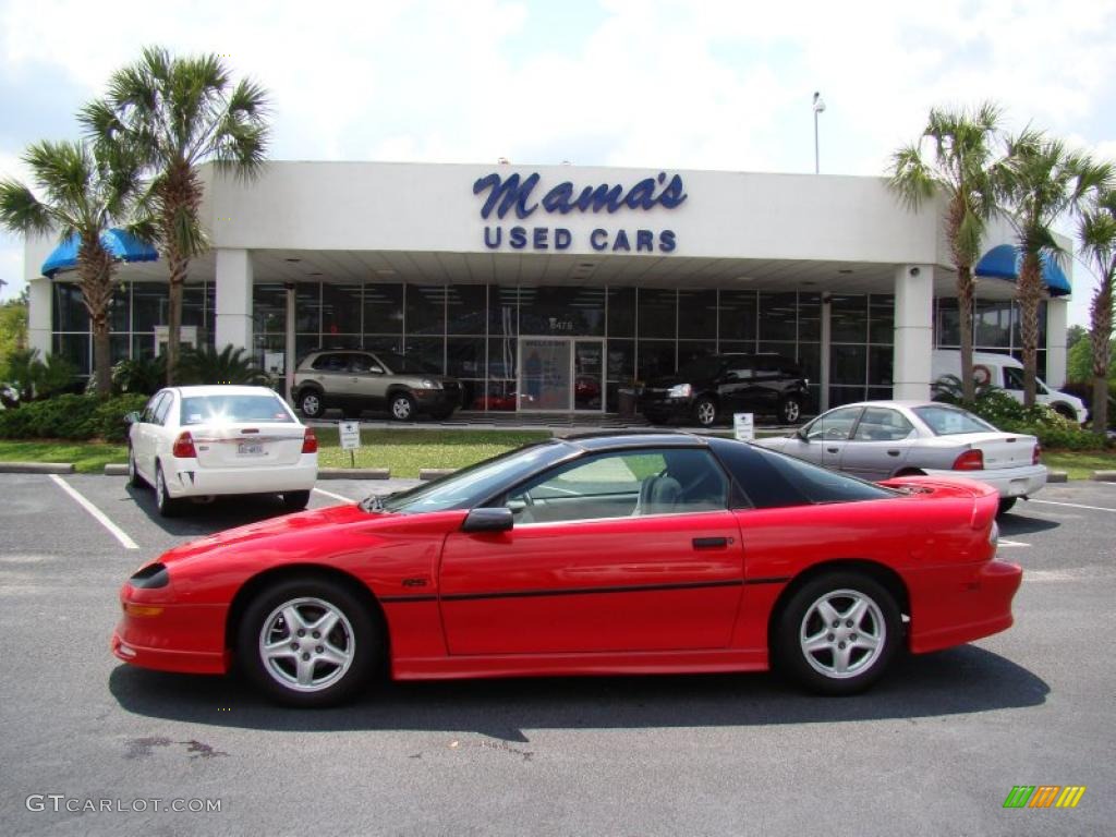 1997 Camaro Coupe - Bright Red / Medium Grey photo #1