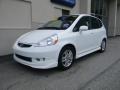 2007 Taffeta White Honda Fit Sport  photo #2