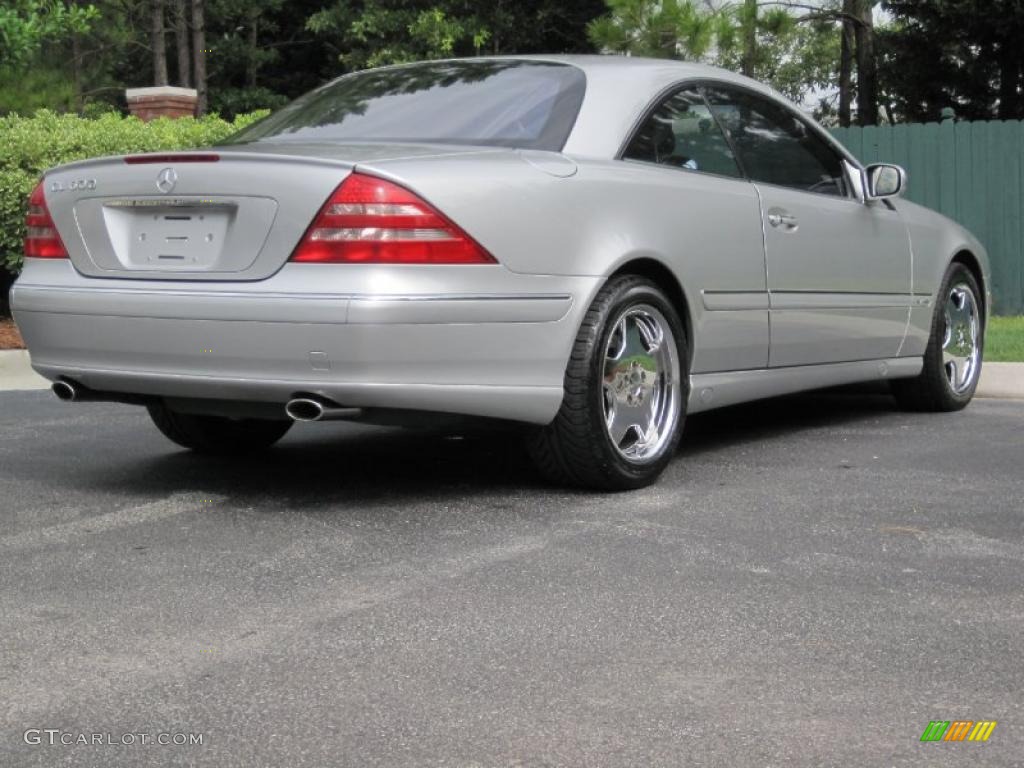 2002 CL 600 - Brilliant Silver Metallic / Ash photo #21