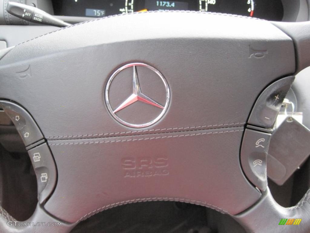 2002 CL 600 - Brilliant Silver Metallic / Ash photo #37