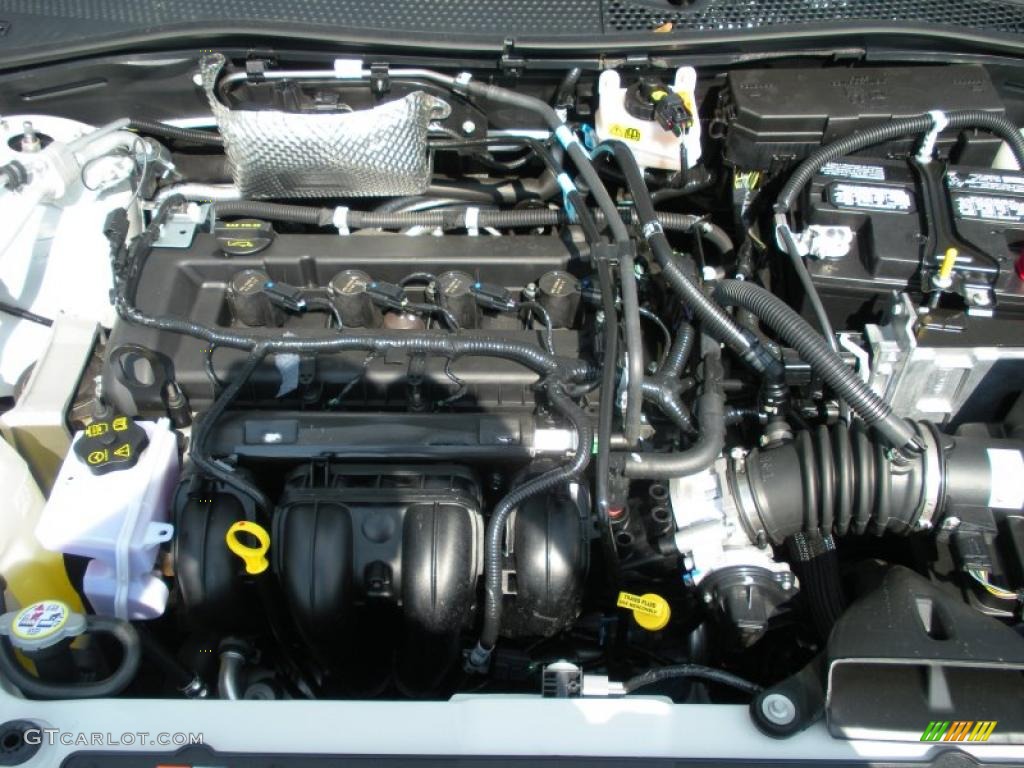2010 Focus SEL Sedan - White Suede / Medium Stone photo #12