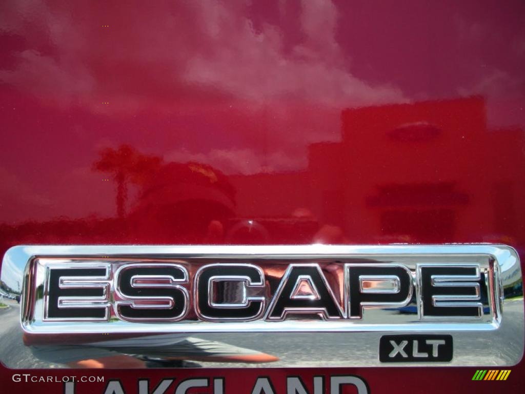 2010 Escape XLT - Sangria Red Metallic / Stone photo #4