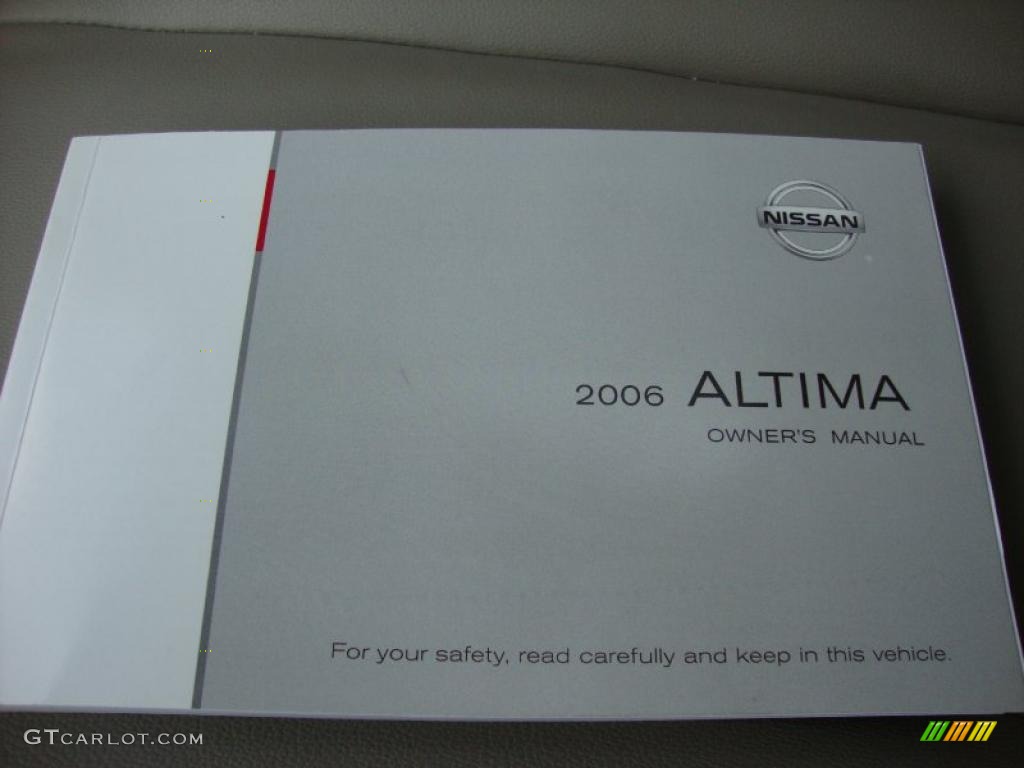 2006 Altima 3.5 SL - Satin White Pearl / Blond photo #41