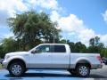 2010 Oxford White Ford F150 Lariat SuperCrew 4x4  photo #2