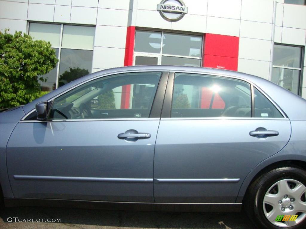 2007 Accord LX Sedan - Cool Blue Metallic / Gray photo #15