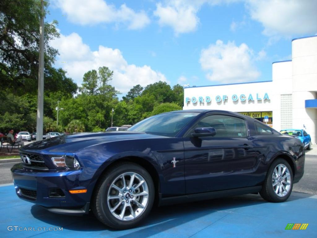 2011 Mustang V6 Premium Coupe - Kona Blue Metallic / Charcoal Black photo #1