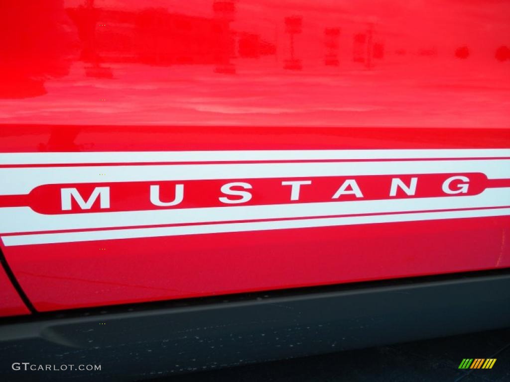 2011 Mustang V6 Coupe - Race Red / Charcoal Black photo #4