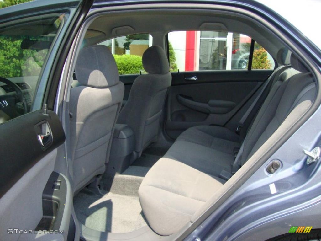 2007 Accord LX Sedan - Cool Blue Metallic / Gray photo #36