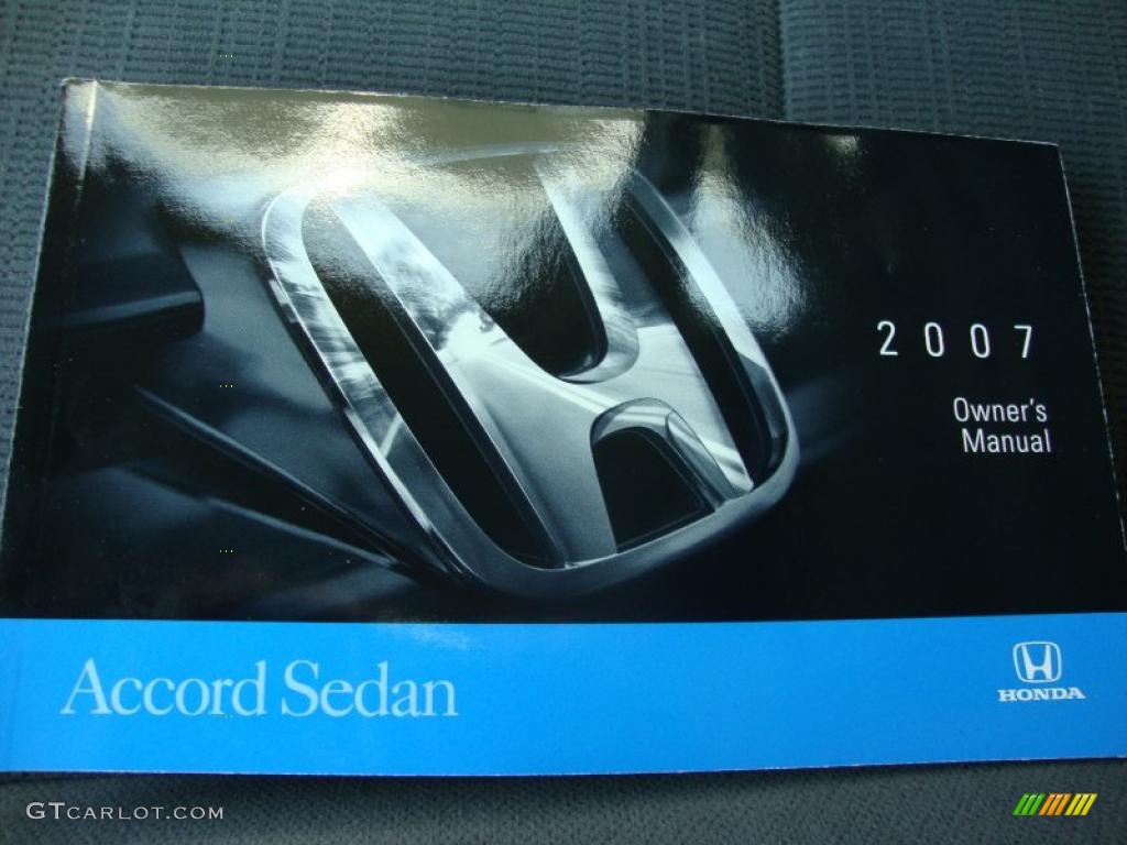 2007 Accord LX Sedan - Cool Blue Metallic / Gray photo #38