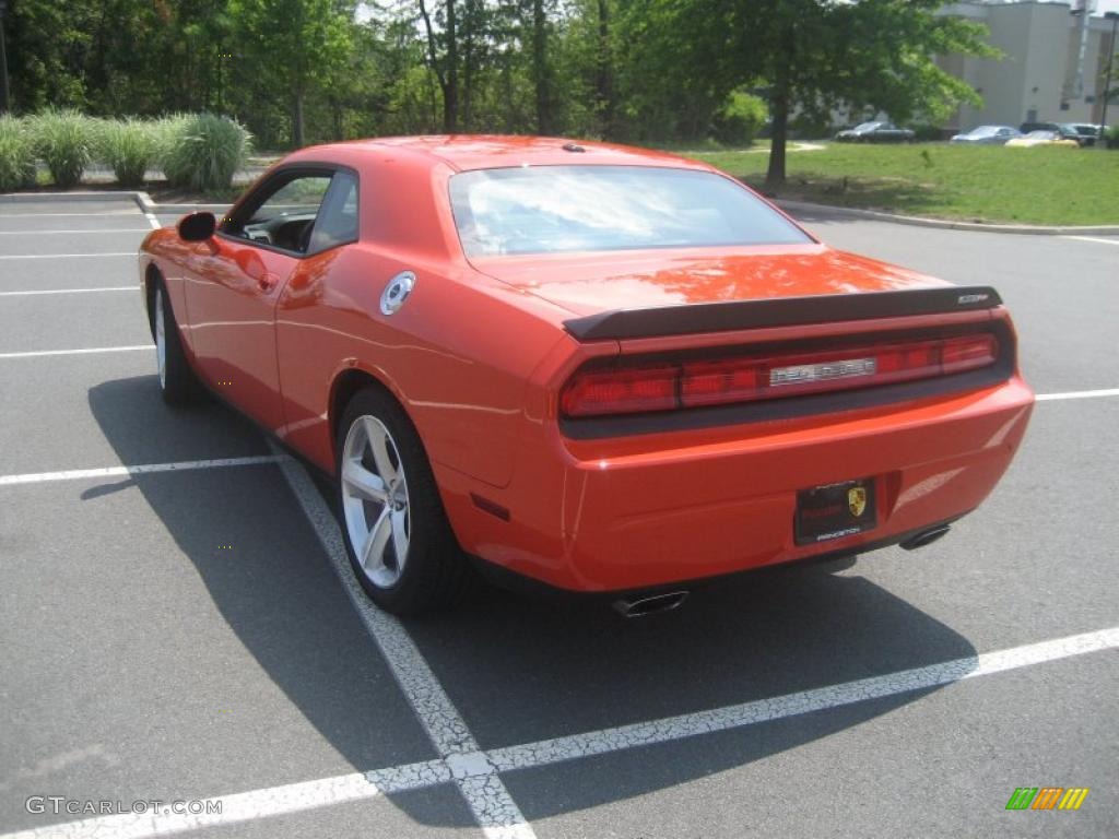 2009 Challenger SRT8 - HEMI Orange / Dark Slate Gray photo #7