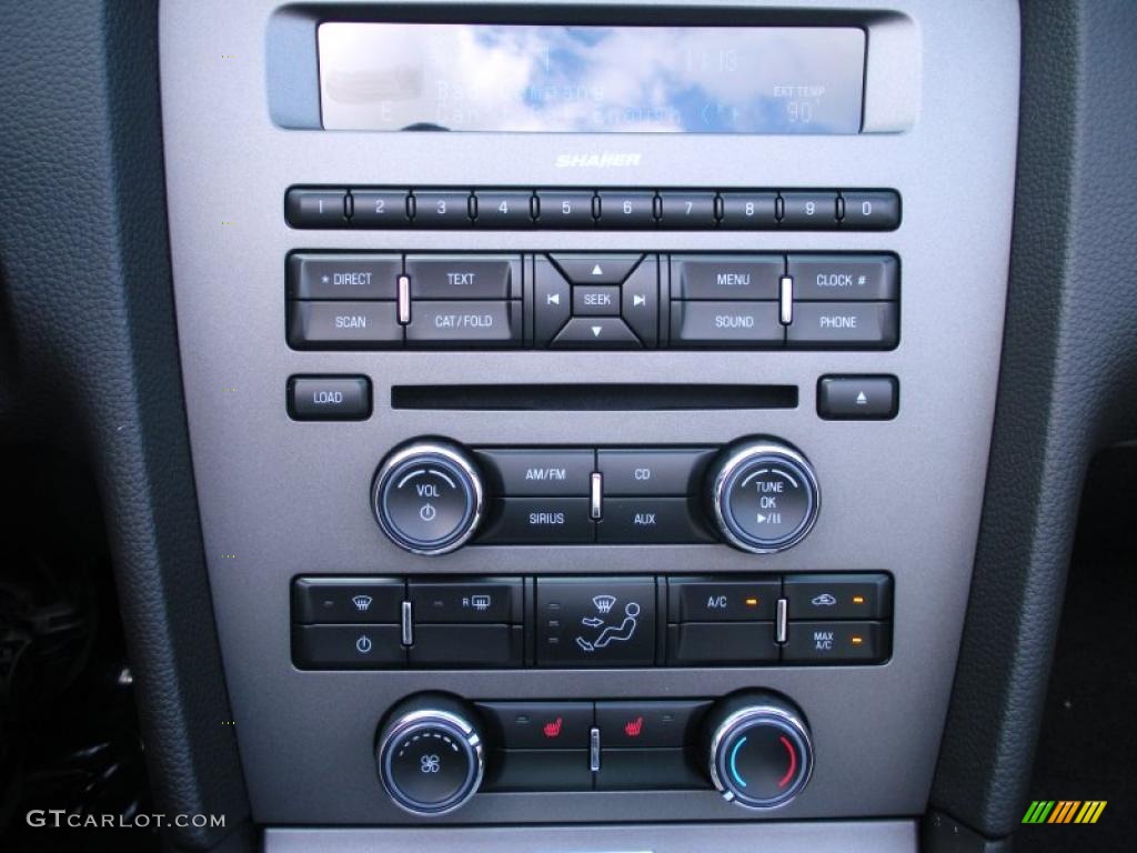 2011 Mustang V6 Premium Convertible - Kona Blue Metallic / Stone photo #10