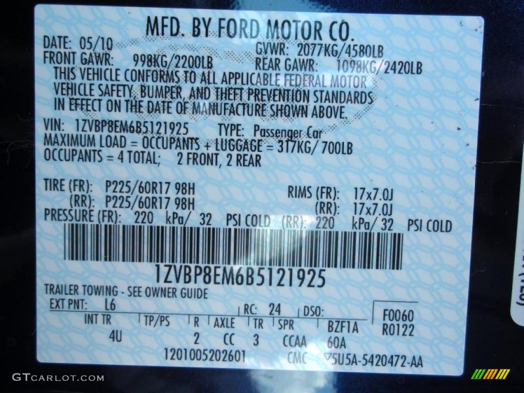 2011 Mustang V6 Premium Convertible - Kona Blue Metallic / Stone photo #13