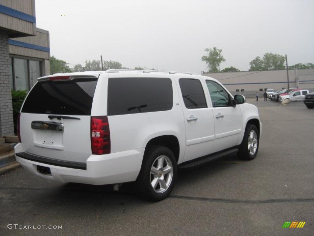 2007 Suburban 1500 LTZ 4x4 - Summit White / Ebony photo #5